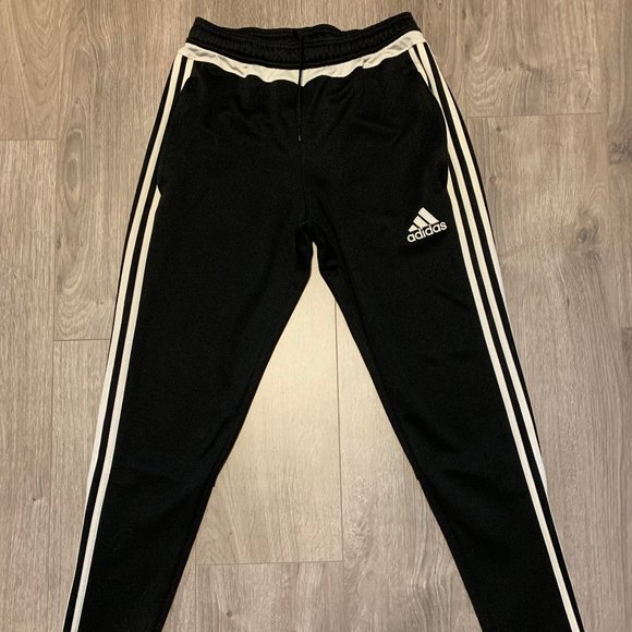 Black Adidas Track Pants - Picture 1 of 1